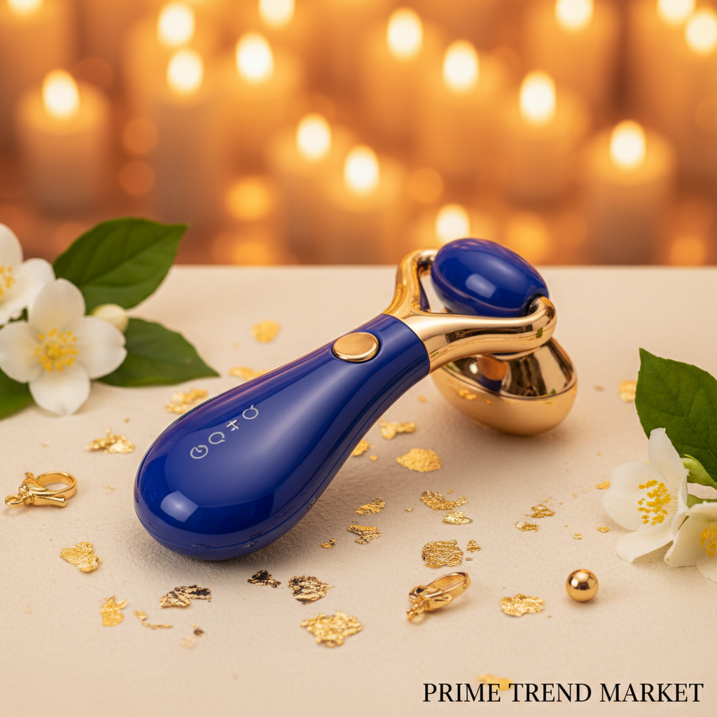 Luxury Facial Cleansing & V-Face Slimming Roller — USB Vibration Beauty Device — Prime Trend Market