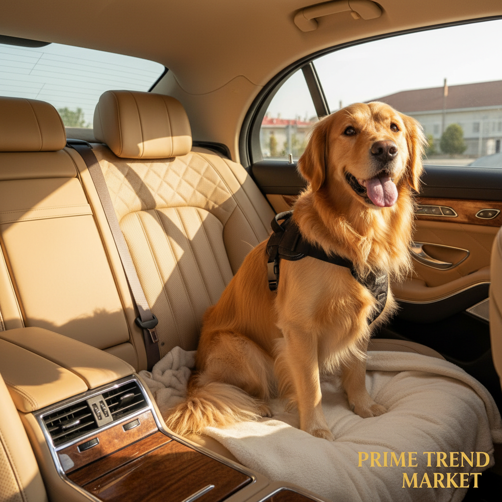Premium 2-Pack Pet Car Safety Seat Belt — Adjustable Harness Leash for Dogs & Cats — Prime Trend Market
