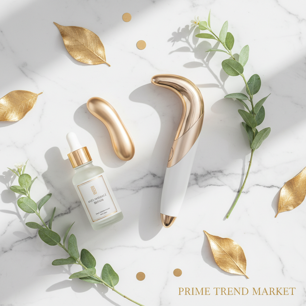 Anti-Aging Power Trio — EMS Microcurrent Wand + Eye Massager + Anti-Wrinkle Serum — Prime Trend Market