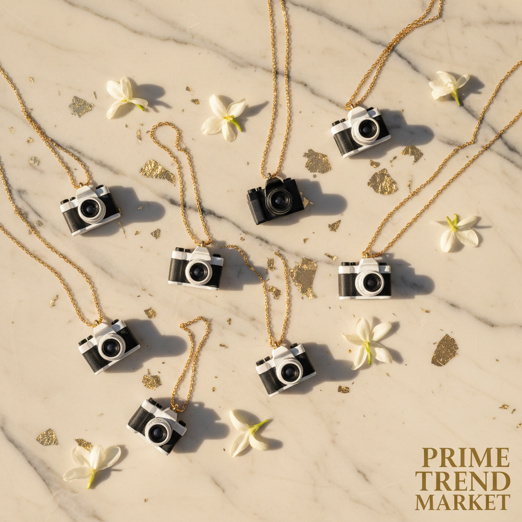 NeckShot™ HD Necklace Camera — Wearable Campus Cam in 15+ Styles with Optional Memory Card — Prime Trend Market