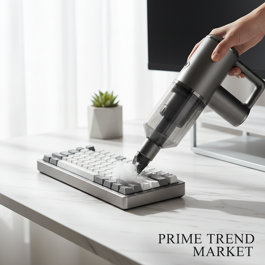 2-in-1 Cordless Vacuum Cleaner — Blow & Suction, USB Rechargeable — Eliza & Tuan