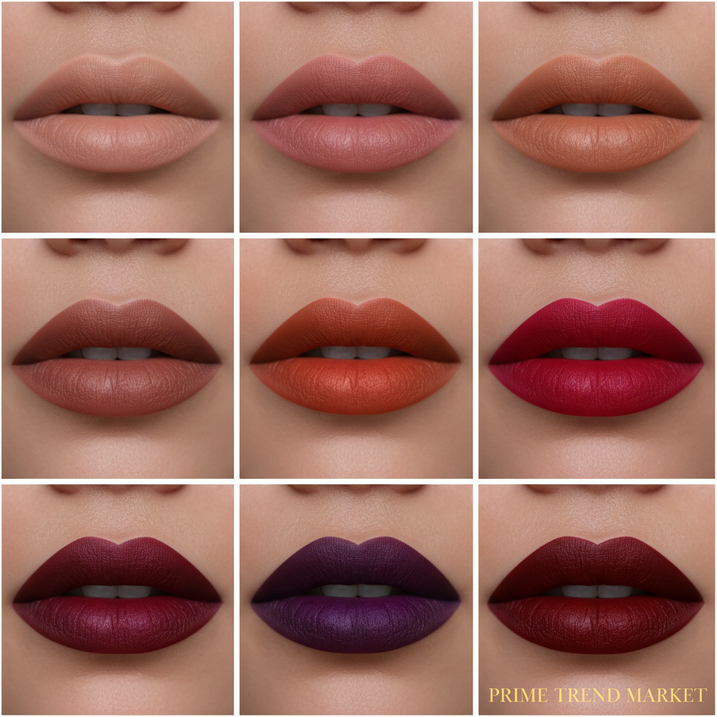 12-Piece Matte Waterproof Lip Liner Set – Long-Lasting Lip Pencils | 12 Shades for All Skin Tones — Prime Trend Market