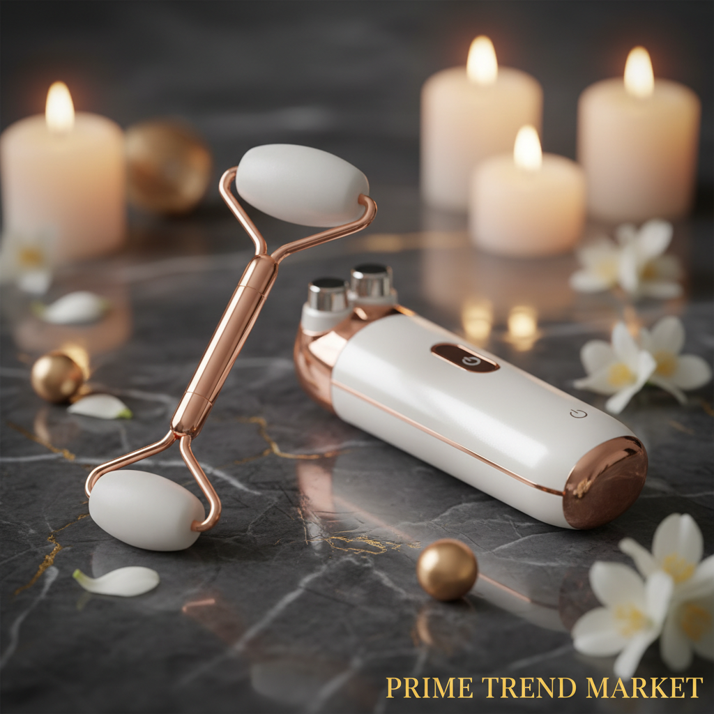 Luxury Face Sculpt & Lift Bundle | Bear-Face EMS + V-Face Lifting + Ice Roller — Prime Trend Market