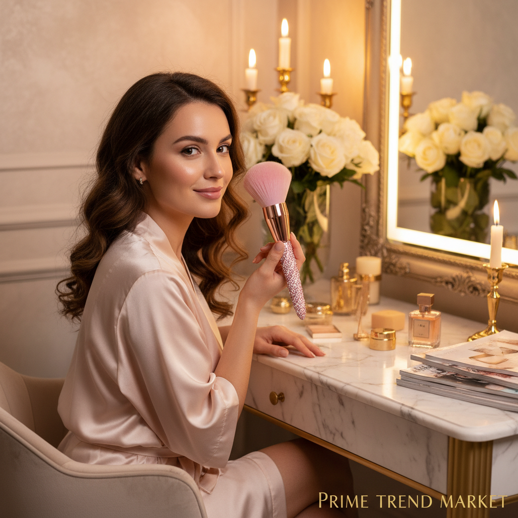 10-in-1 Diamond Inlaid Handmade Luxury Makeup Brush Set — Prime Trend Market