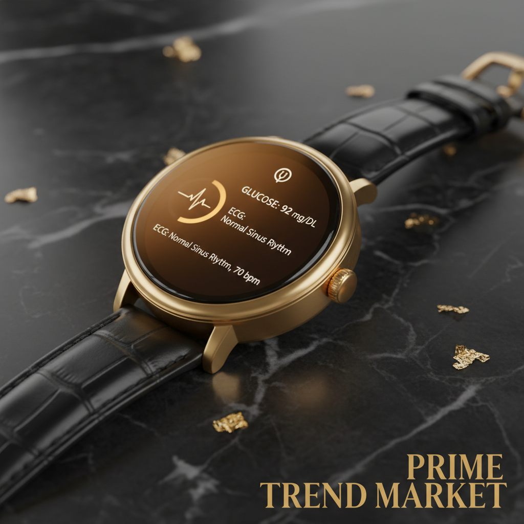 Advanced Health Monitoring Smartwatch — Non-Invasive Blood Glucose, ECG, Blood Pressure & More — Prime Trend Market