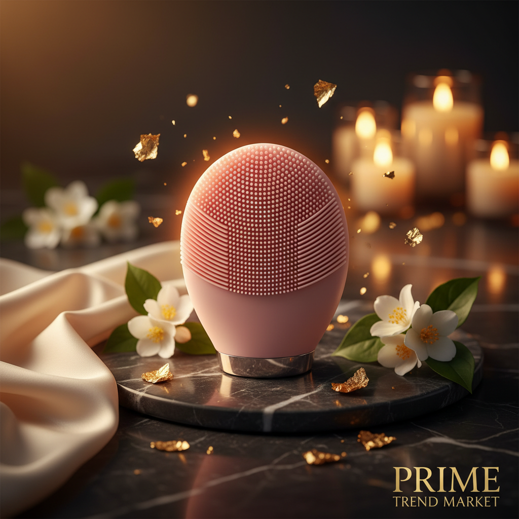 Luxury Mini Silicone Electric Face Cleansing Brush — USB Sonic Skin Purifier — Prime Trend Market