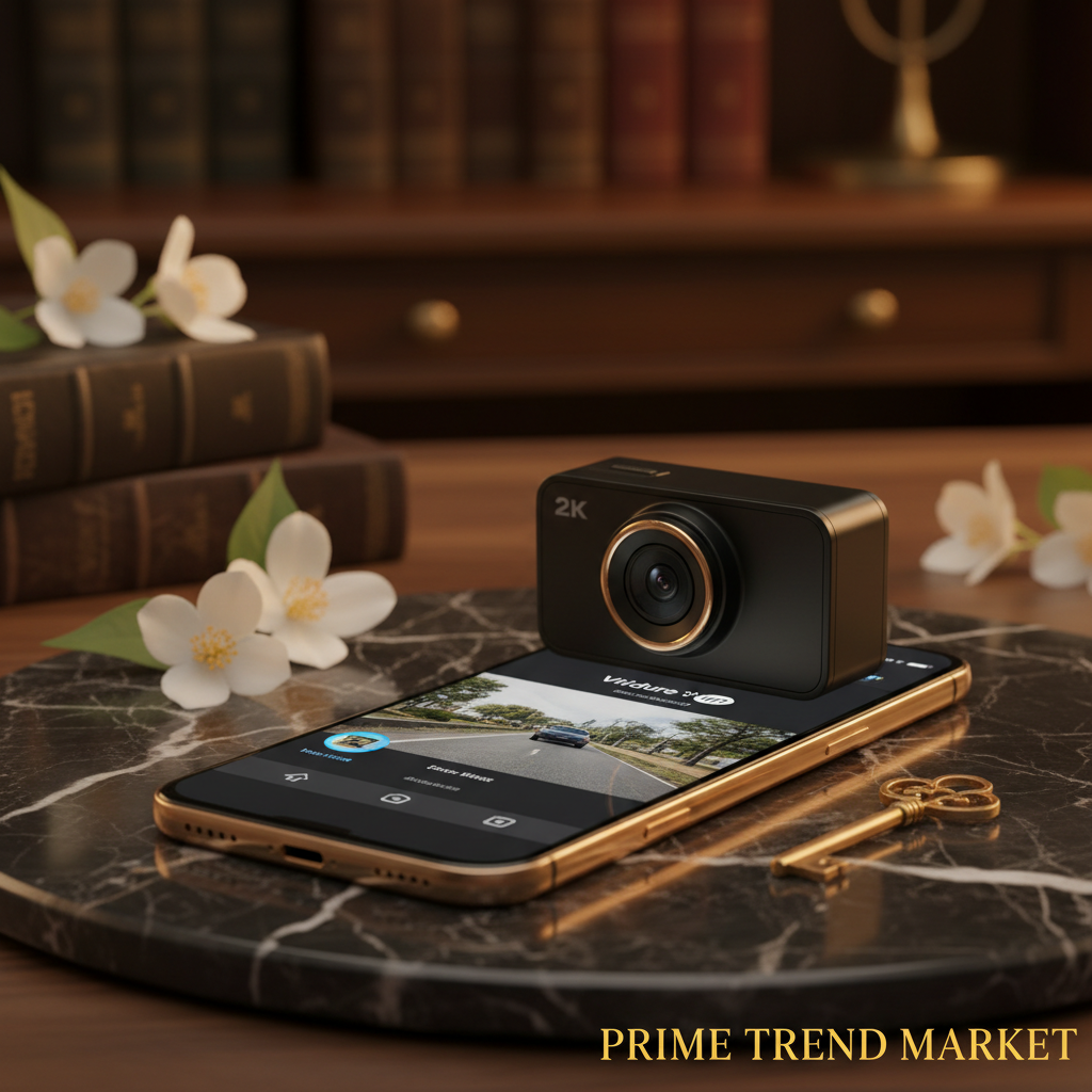 2K HD WiFi Front Dash Cam | Night Vision | App Control | 32G MMC | 140° Wide Angle — Prime Trend Market