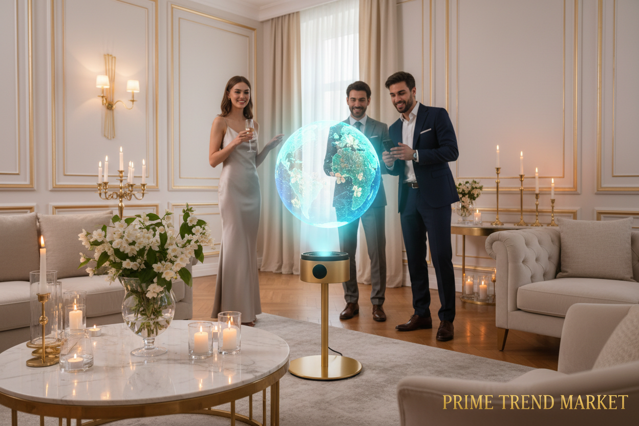 HoloVision™ 3D Holographic Fan Projector — Naked Eye Hologram Display for Home, Events & Retail — Prime Trend Market