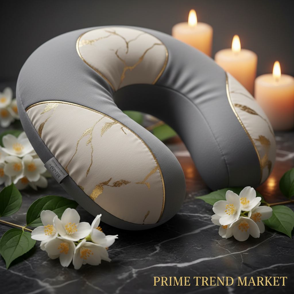 Luxury Smart Neck & Shoulder Massage Pillow — Cervical Spine Relief, Bluetooth, USB Rechargeable — Eliza & Tuan