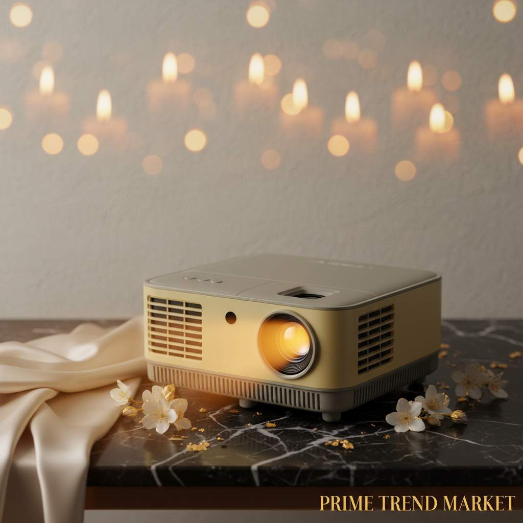 JHT400 Smart Mini Projector — WiFi Wireless, 30,000Hr LED, HDMI, Home & Travel — Prime Trend Market