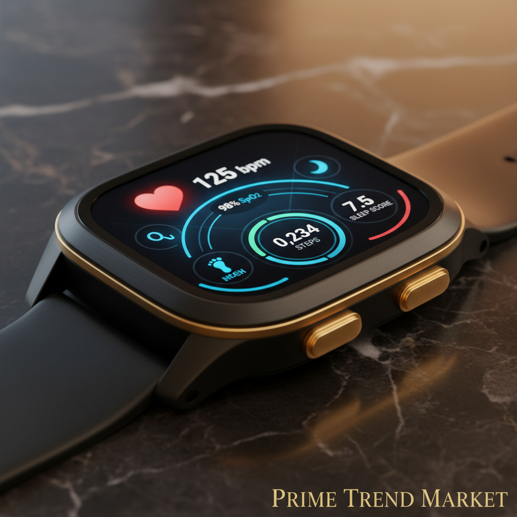 Smart Watch for Men & Women — Bluetooth Call, IP67 Waterproof, Heart Rate, SpO2 & 150+ Sports Modes — Prime Trend Market