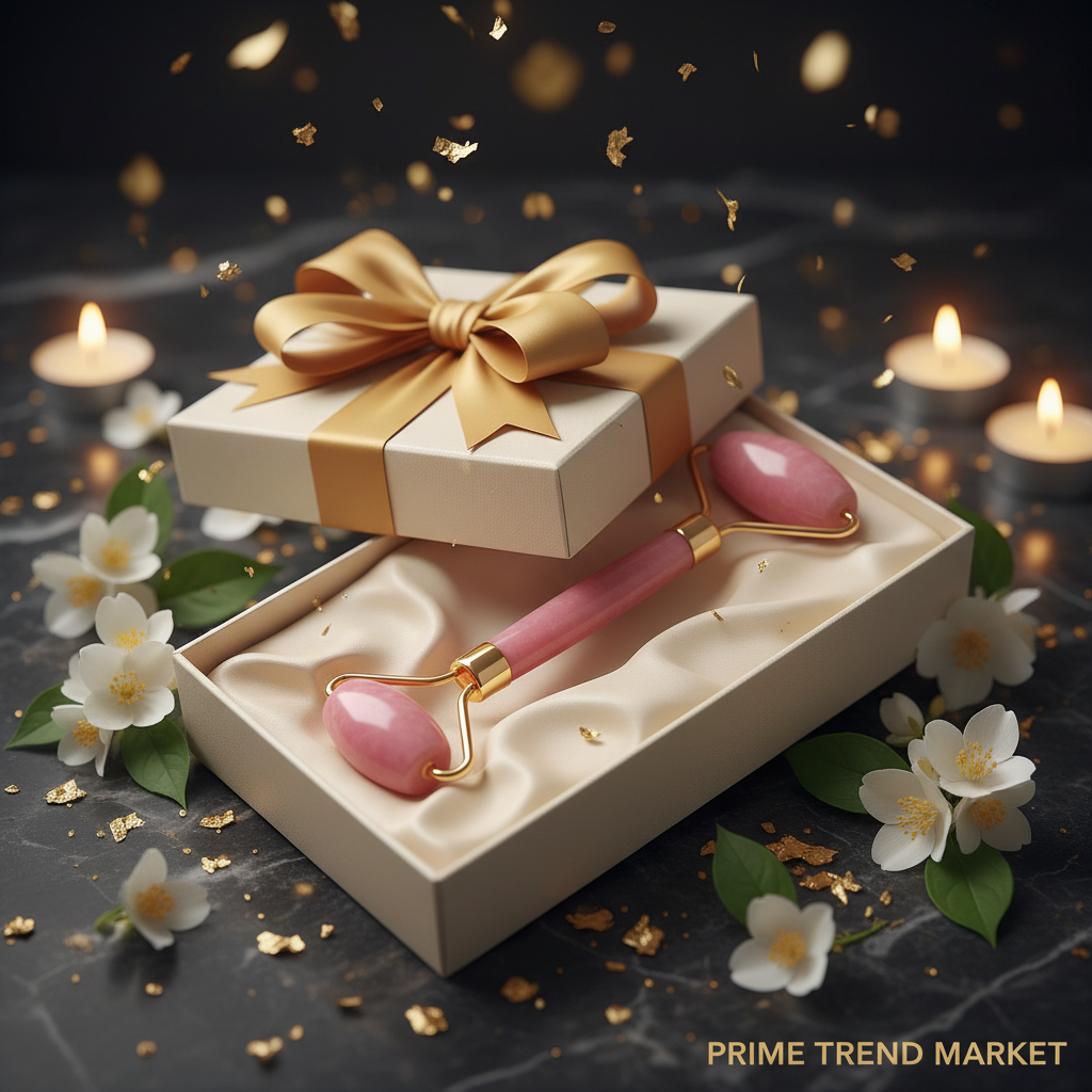 Luxury Facial Ice Roller Massage Tool — De-Puffing, Skin Tightening & Face Lifting Beauty Device — Prime Trend Market