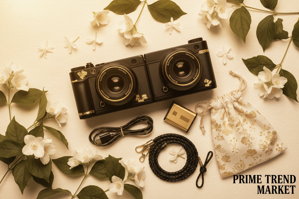 4K HD Dual Camera Vlogging Camera — Front & Rear Lens, Always In Frame — Prime Trend Market