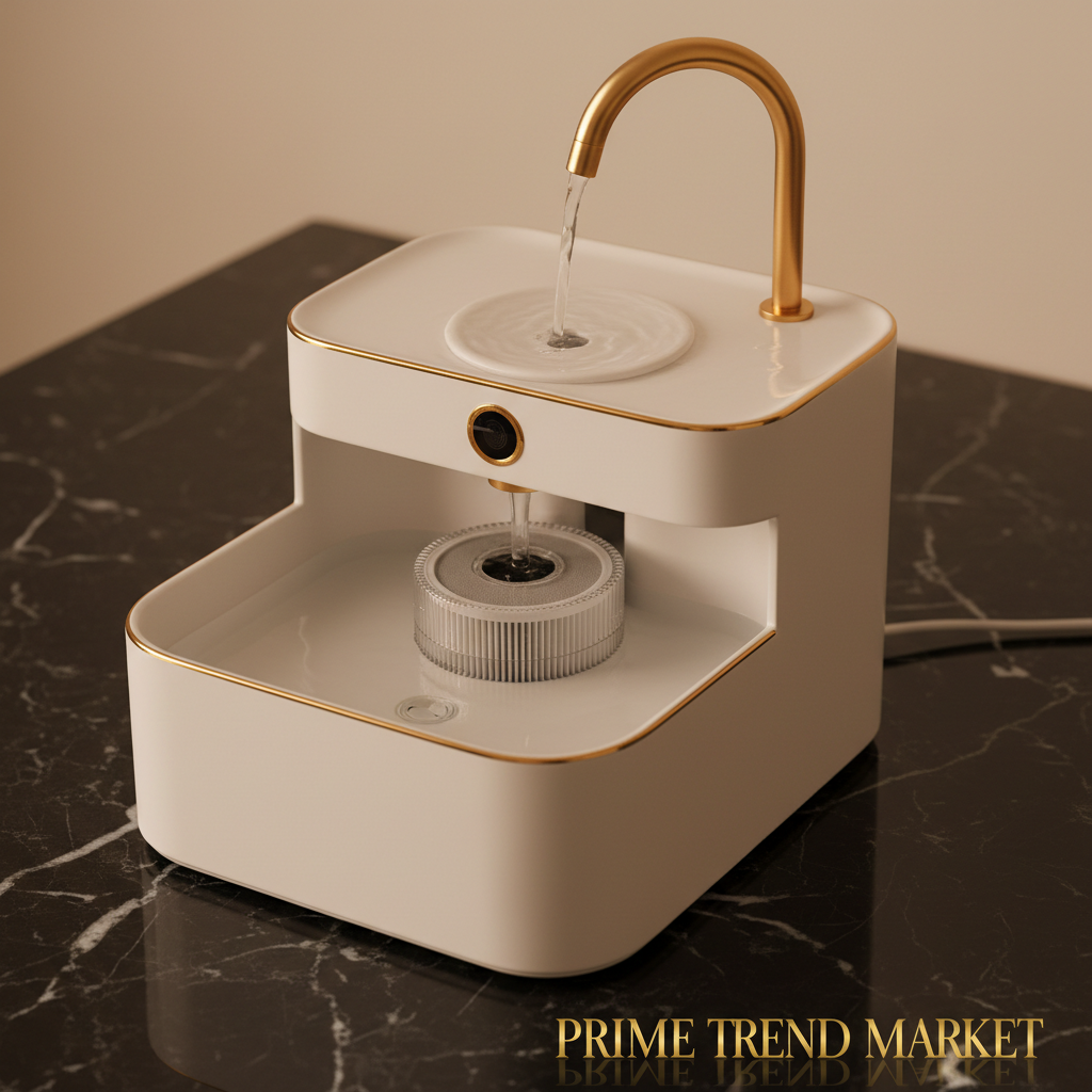 Smart Sensor Pet Drinking Fountain 2000ML — Wireless, Ultra-Quiet, Anti-Dry Burn & Filter — Prime Trend Market