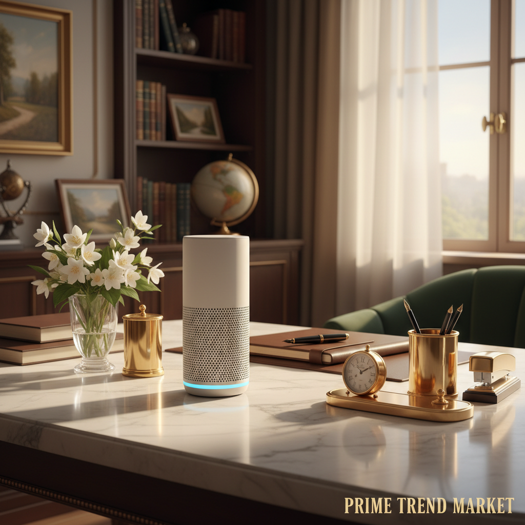 AI Voice Control Smart Speaker — Bluetooth 5.0, Bass Boost & Multi-Mode Playback — Eliza & Tuan