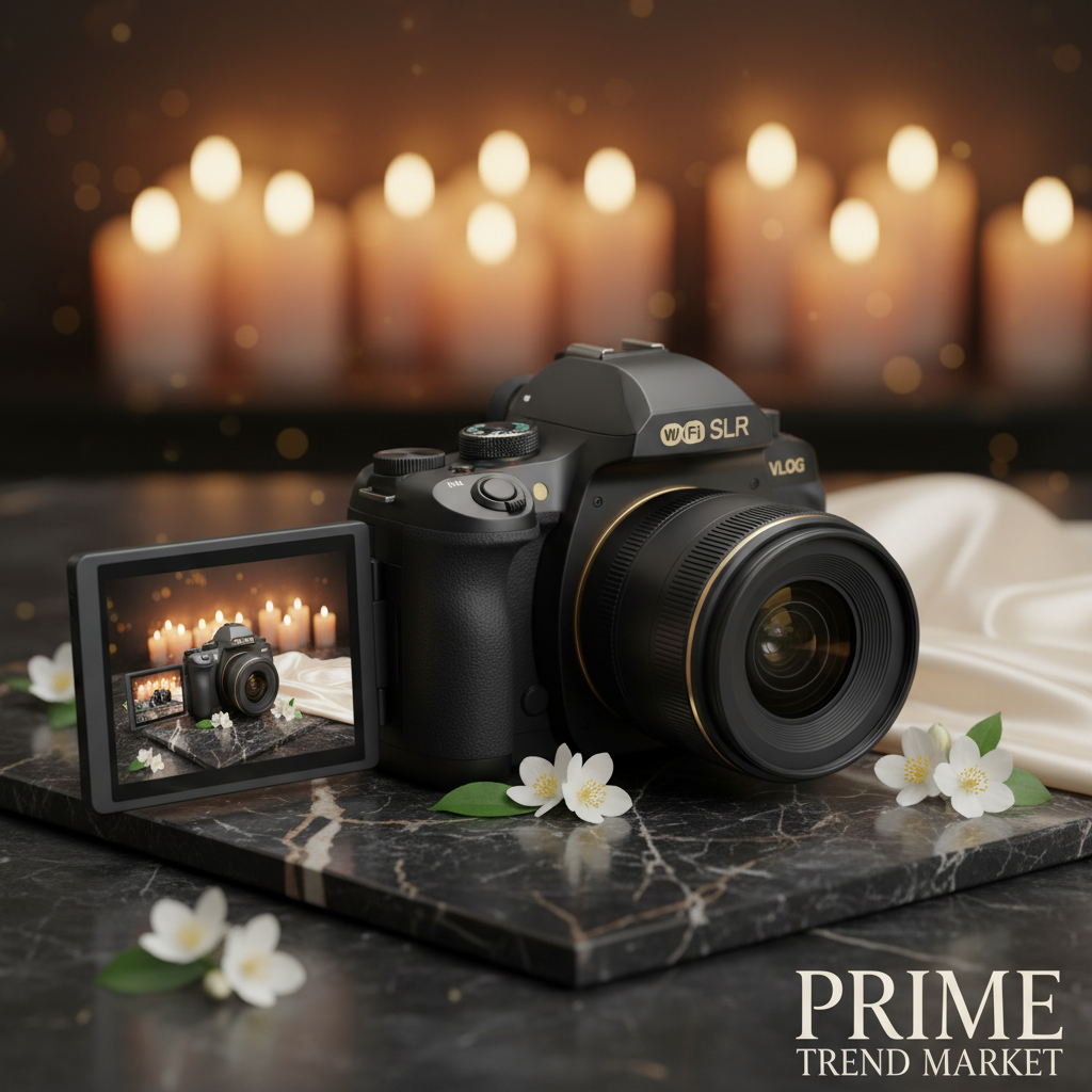 HD WiFi Flip Screen Vlogging Camera — 1080P 24MP SLR Style — Prime Trend Market