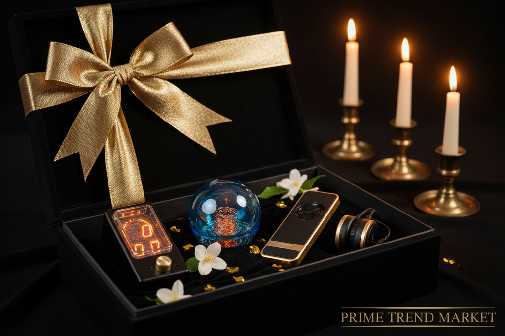 Luxury Vintage Audio Bundle | Nixie Tube Speaker + Blue Glass Mini Speaker + 2-in-1 Speaker & Headset Combo — Prime Trend Market