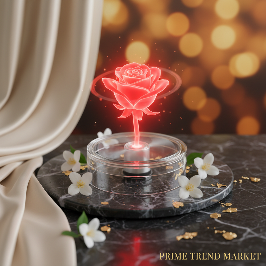 3D Holographic Transparent Fan Display — Mini Air Suspension Stereo Hologram Screen — Prime Trend Market
