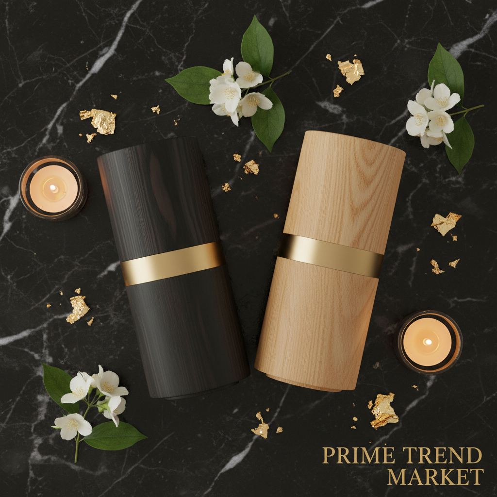 Luxury Wood Grain Ultrasonic Aroma Diffuser — Japandi Home Scent Decor — Prime Trend Market