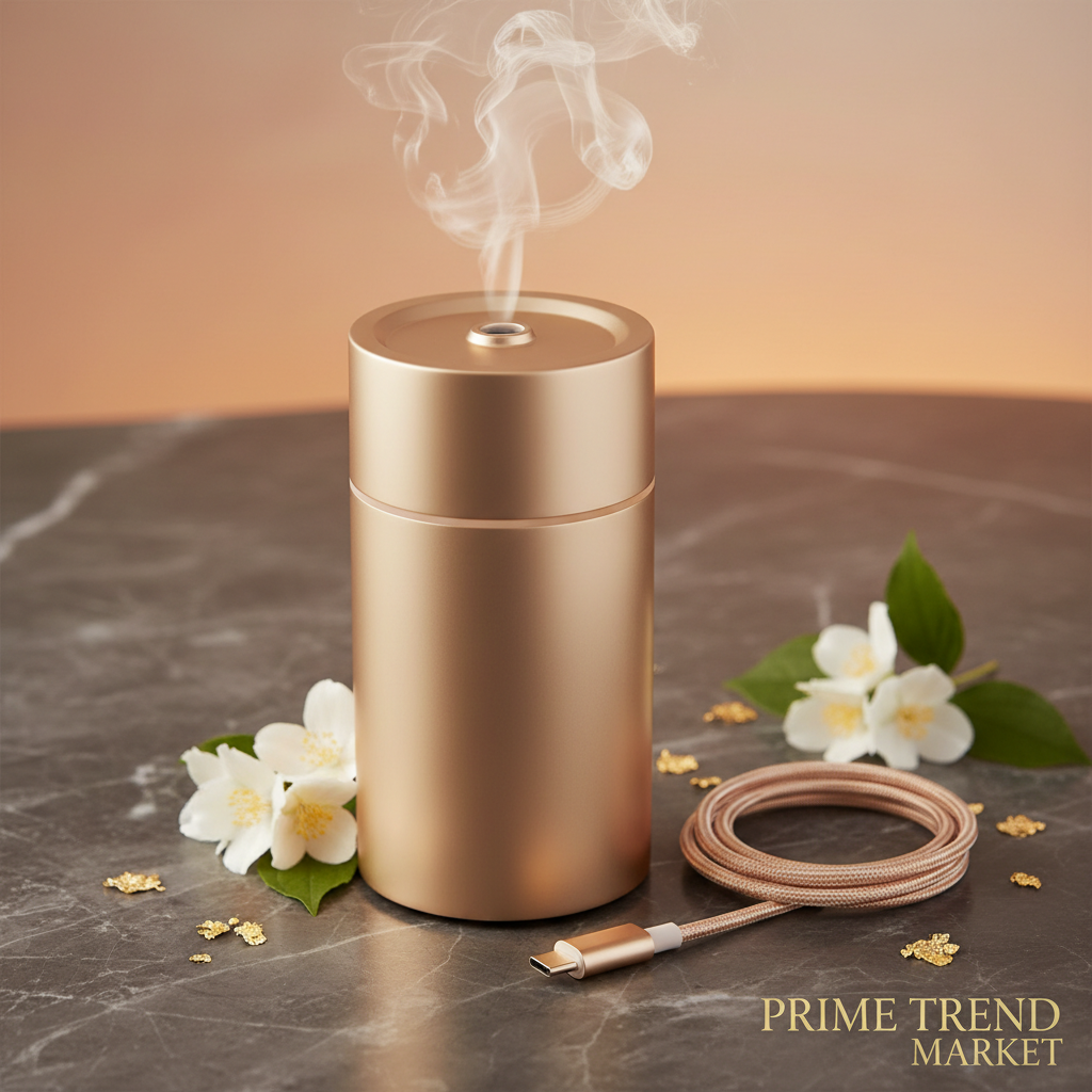 Luxury Dual-Scent Rechargeable Aroma Diffuser | Home & Car Touch Control Essential Oil Diffuser — Prime Trend Market