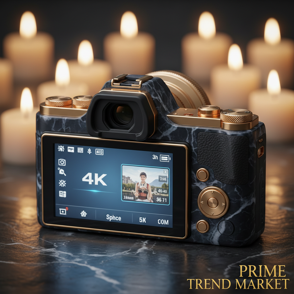 4K Touch Screen Vlogging Camera with WiFi & Remote Control — Prime Trend Market