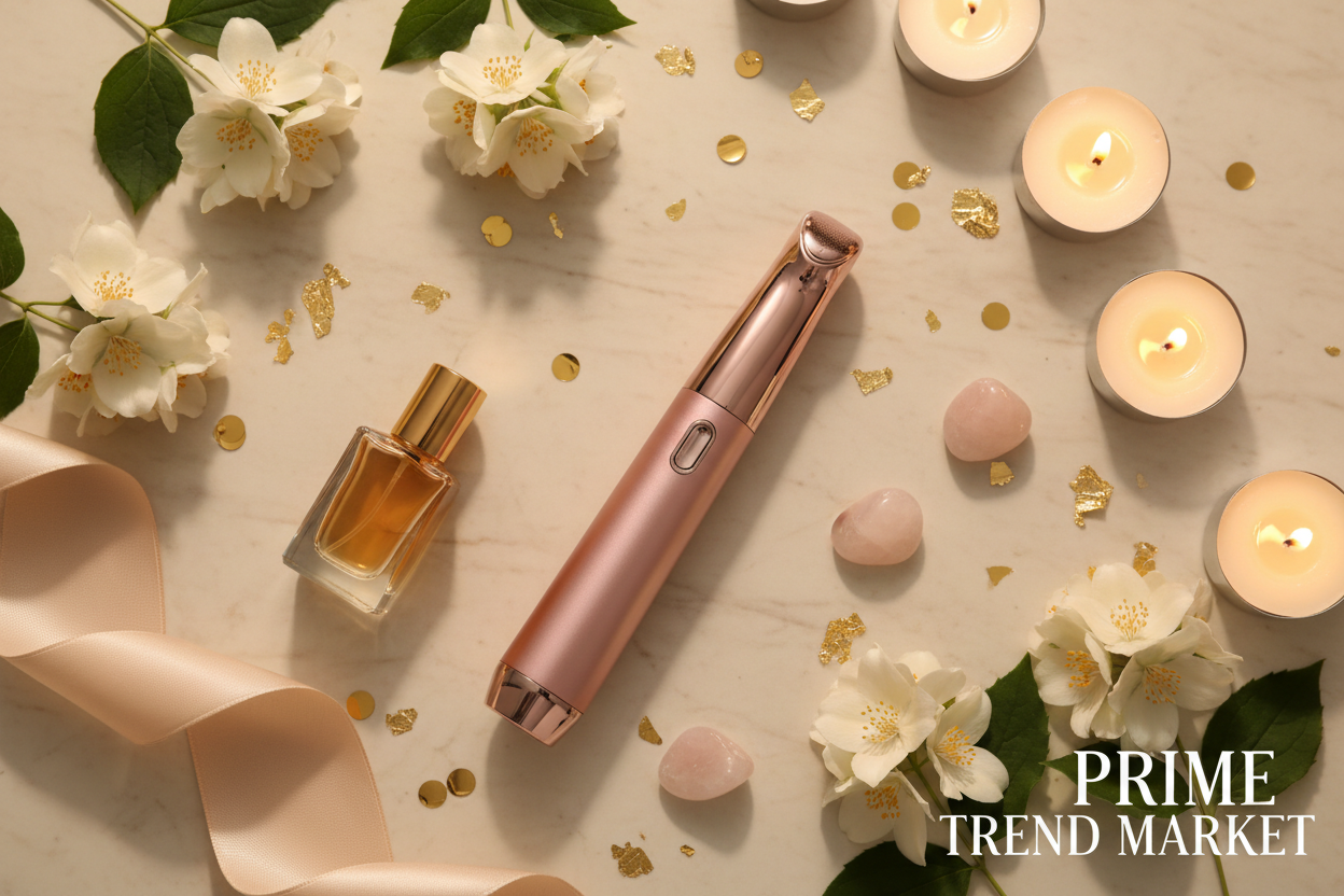 Luxury Pore Cleansing Facial Massager — Multi-Light Therapy, Pore Vacuum & Skin Rejuvenation Beauty Device — Eliza & Tuan