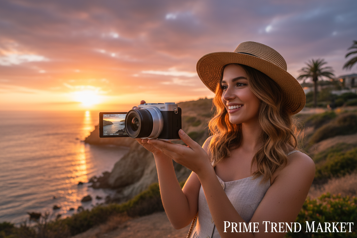 HD WiFi Flip Screen Vlogging Camera — 1080P 24MP SLR Style — Prime Trend Market