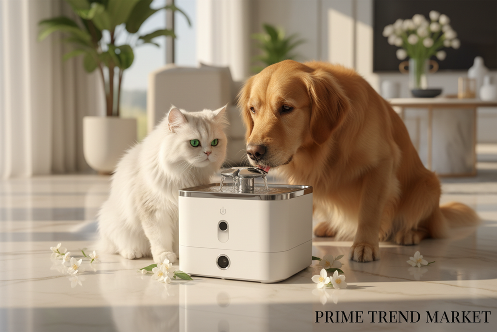 Premium Dog & Cat Water Fountain Filter Set — Double Wing, PP Activated Carbon — Prime Trend Market