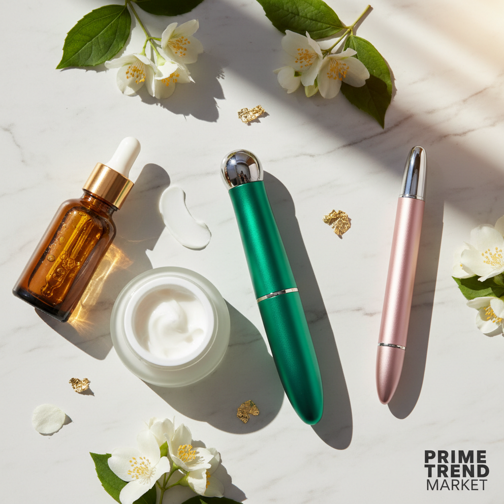 Luxury 4-in-1 Eye Cream Ion Introducer Pen — Ionic Eye Serum Infuser for Dark Circles, Wrinkles & Puffiness — Prime Trend Market
