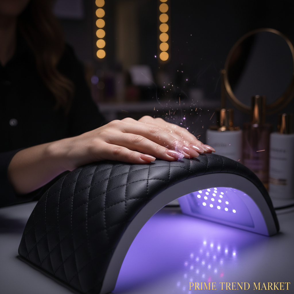 Professional UV LED Nail Lamp – Large Curing Light with Arm Rest | 72 LEDs, 4 Timer Settings — Prime Trend Market