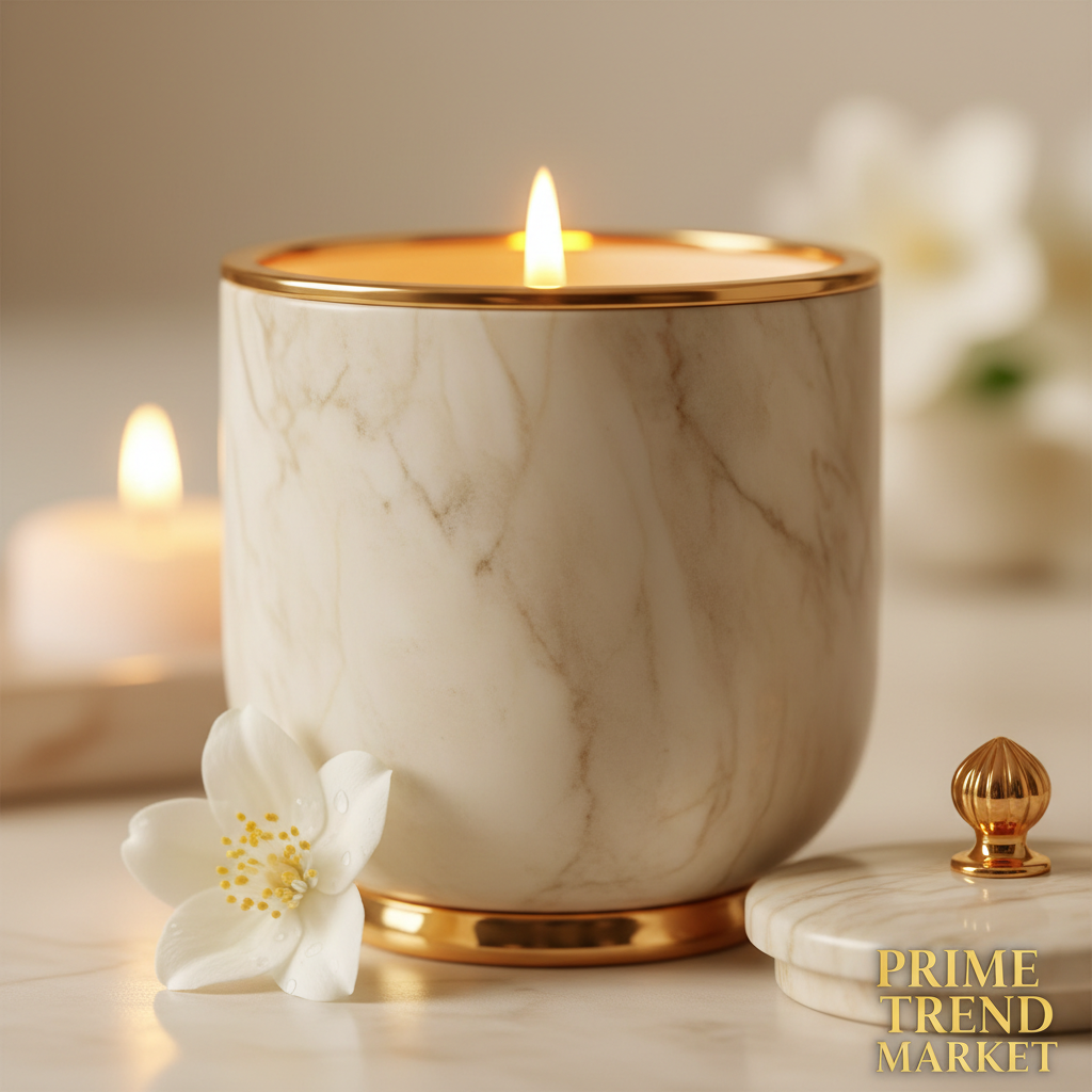 Luxury Marble Aroma Diffuser Cup — Minimalist Home Scent Decor — Prime Trend Market