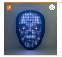 APP-Controlled LED Face-Changing Glowing Mask | Music Reactive DIY Party Mask — Prime Trend Market