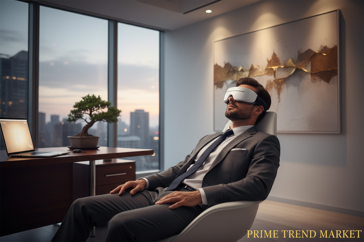 VEVOR Eye Massager with Heat | 5 Modes Bluetooth Music | 180° Foldable Eye Care Device | White — Prime Trend Market