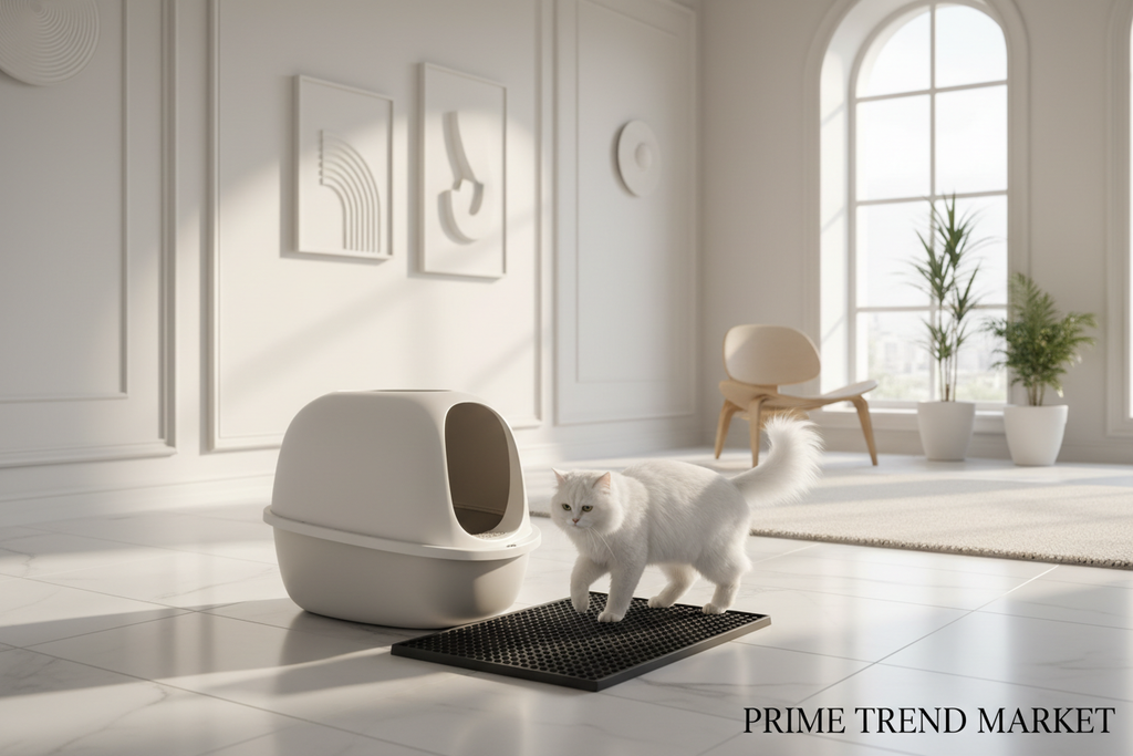 Premium Waterproof EVA Cat Litter Pad — Double Layer, Honeycomb Anti-Tracking, Easy Clean — Prime Trend Market