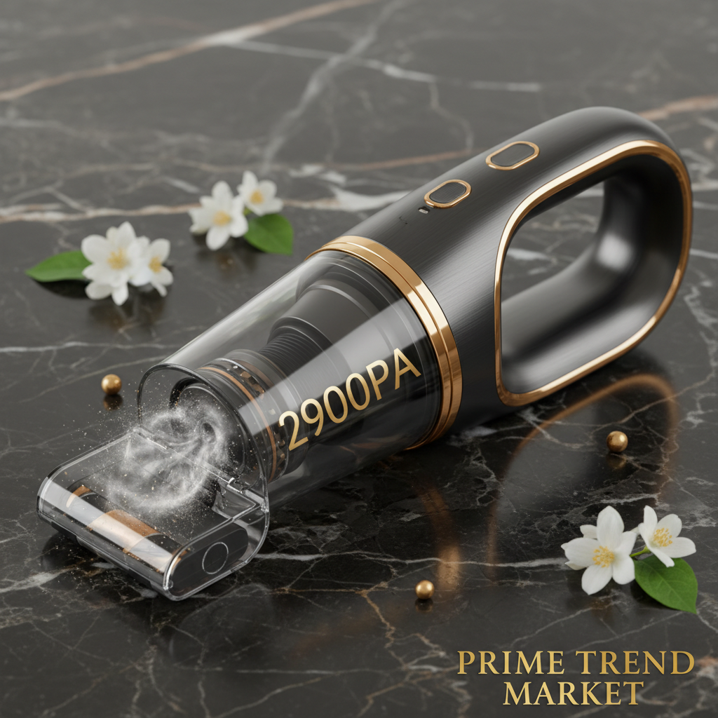 29,000PA Cordless Handheld Vacuum Cleaner – Mini Portable Car & Home Wireless | Silver — Eliza & Tuan