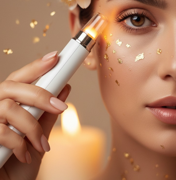 6-in-1 RF Mesotherapy Beauty Pen | EMS LED Eye & Face Lifting Wand — Prime Trend Market
