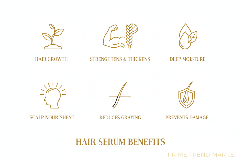 East Moon Hair Strengthening & Growth Serum — Rosemary, Glycerin & Scalp Nourishment — Prime Trend Market