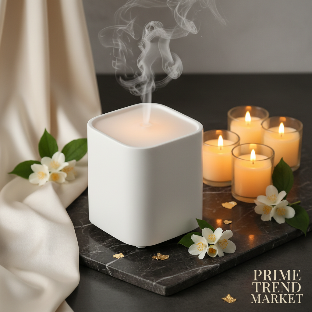 Luxury Smart Ultrasonic Aroma Diffuser & Humidifier — Nano Atomization, Bluetooth & WiFi, Aromatherapy Fragrance Machine — Prime Trend Market