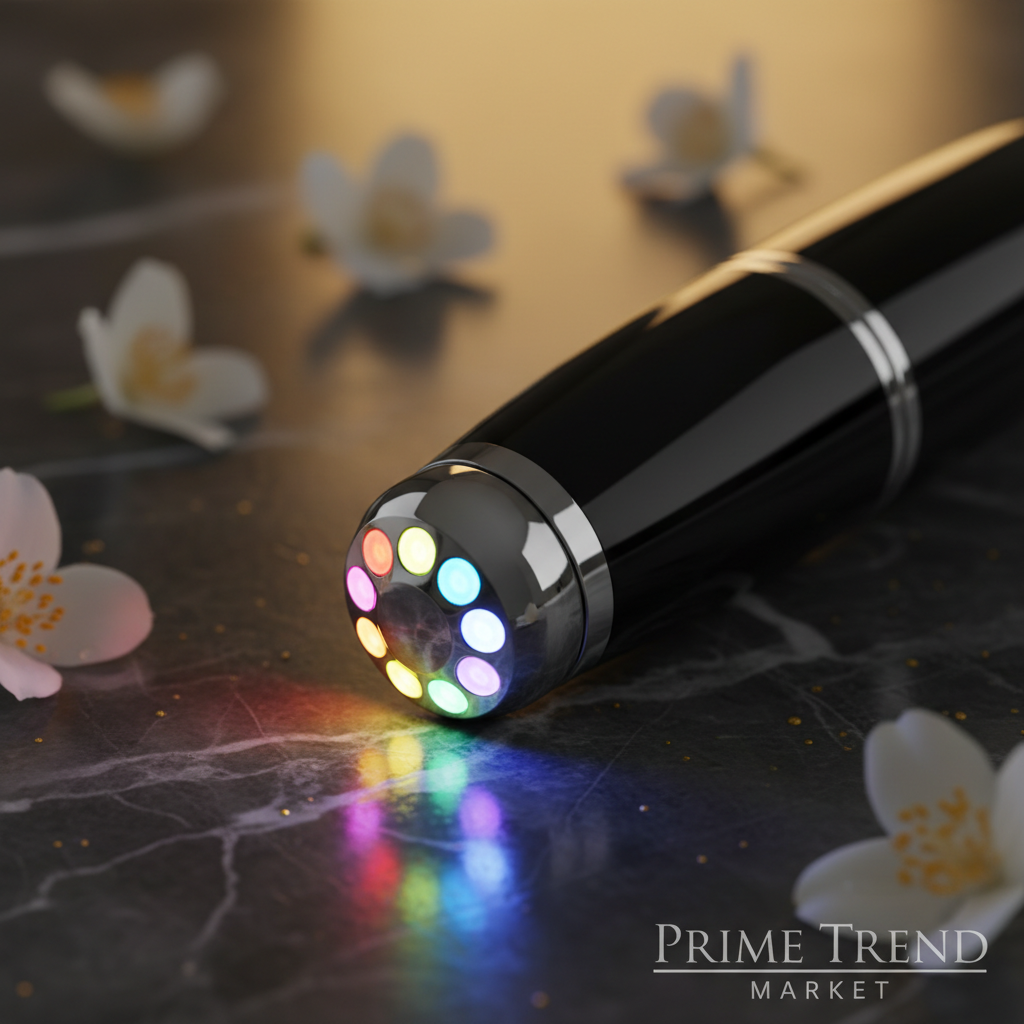 GlowEye™ 9-Color LED EMS Eye Wand — RF Micro-current Anti-Aging Eye Therapy Device — Prime Trend Market