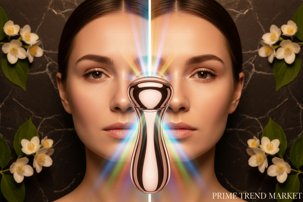 SpectraLift™ 7-Color EMS Microcurrent Face Sculptor — Multi-Frequency Lifting & Firming Beauty Device — Eliza & Tuan