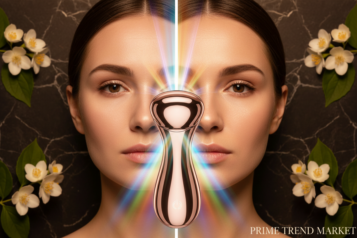 SpectraLift™ 7-Color EMS Microcurrent Face Sculptor — Multi-Frequency Lifting & Firming Beauty Device — Eliza & Tuan