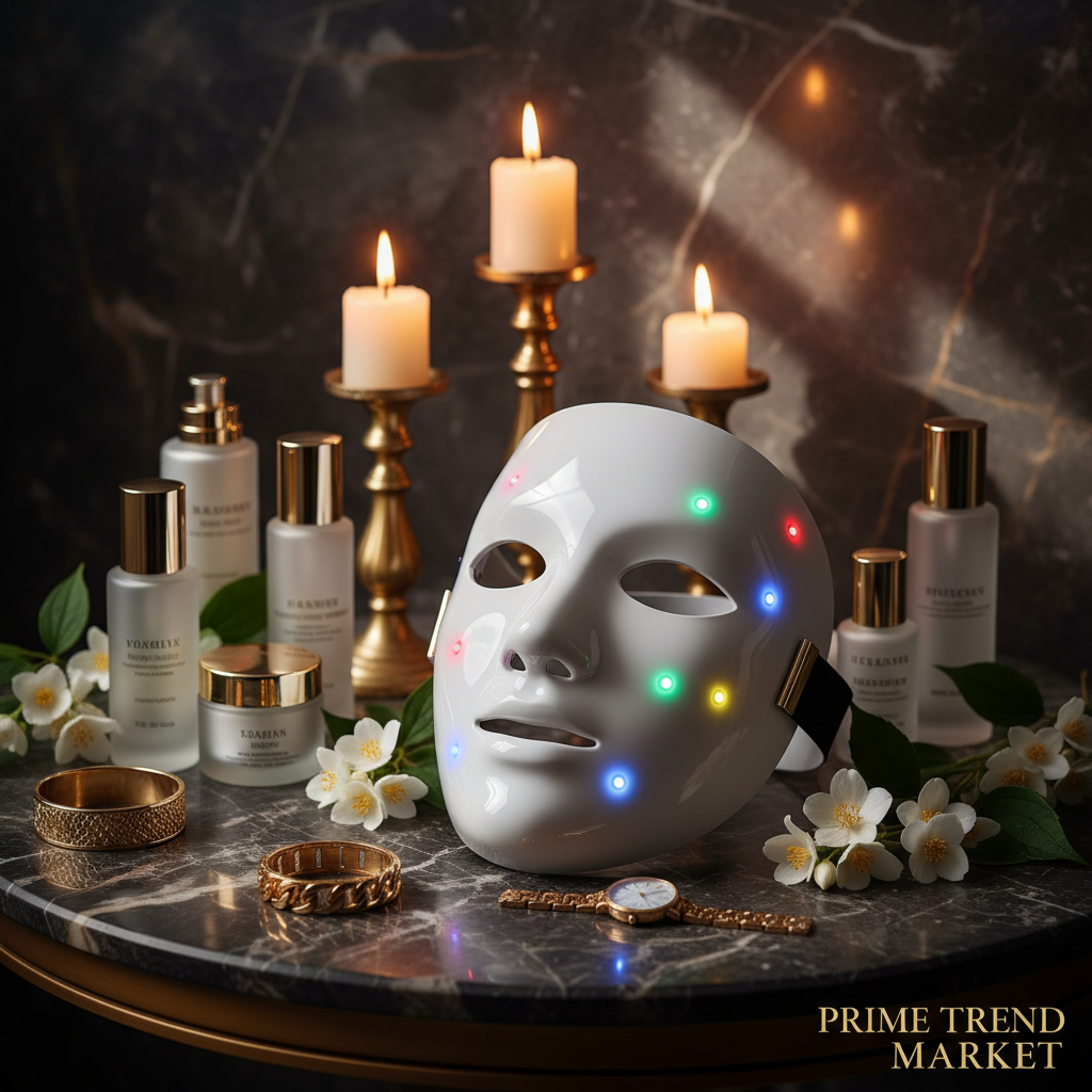 LED Light Therapy Face Mask — 7 Color Professional Skin Rejuvenation — Prime Trend Market