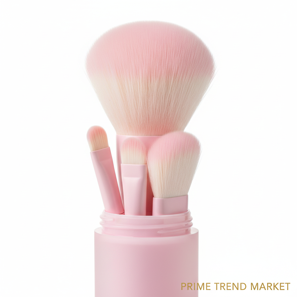 4-in-1 Portable Makeup Brush Set — Travel-Ready Beauty Brushes — Prime Trend Market