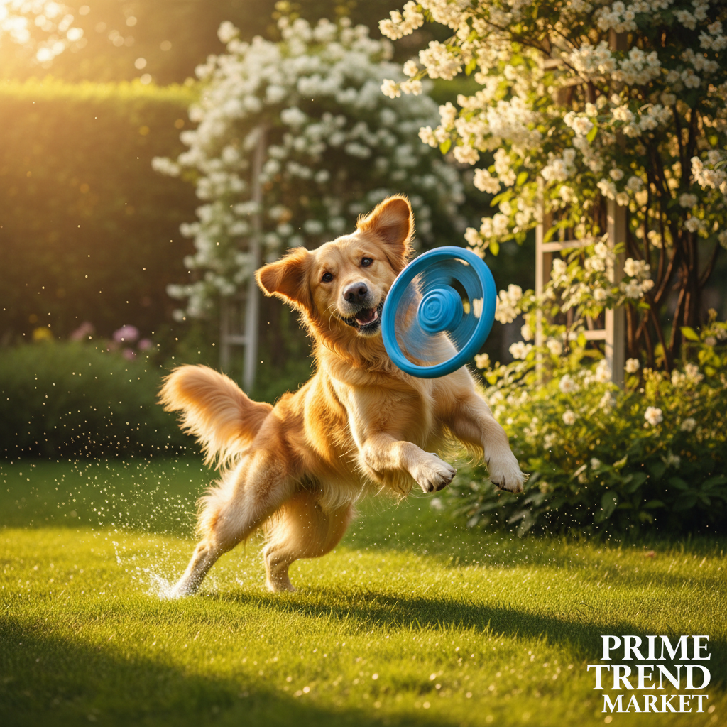 Pet Interactive Flywheel Toy — Spinning Silicone Dog Toy for Fun, Bonding & Mental Stimulation — Prime Trend Market