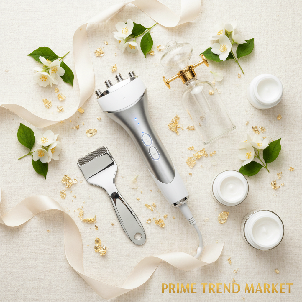 Luxury Body Sculpting & Contouring Bundle | EMS Wand + Vacuum Cupping Massager + Ultrasonic Skin Scrubber — Prime Trend Market