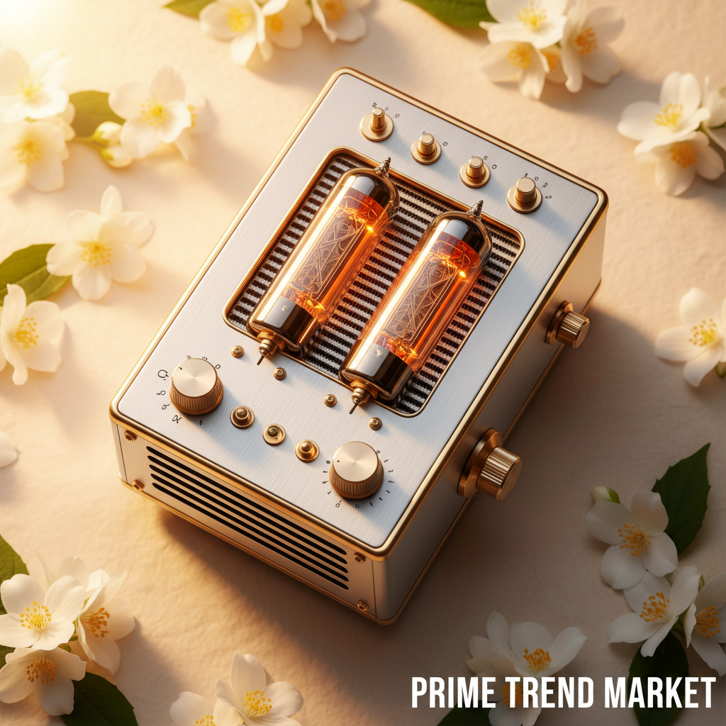 Nixie Tube Bluetooth Speaker — Vintage Vacuum Display, Deep Bass & Wireless Audio — Eliza & Tuan
