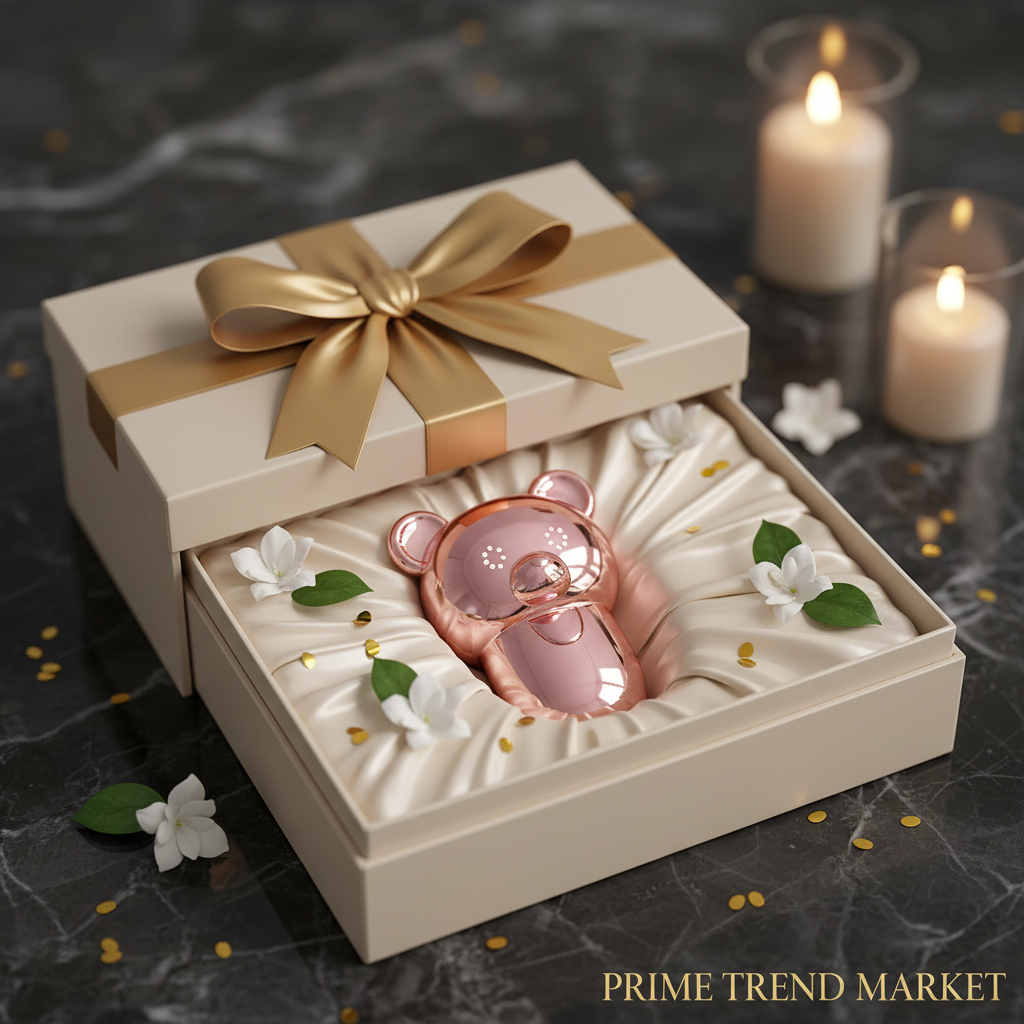 Luxury Bear-Face Microcurrent EMS Facial Sculpting Device — Anion Skin Renewal & Color Light Therapy — Eliza & Tuan