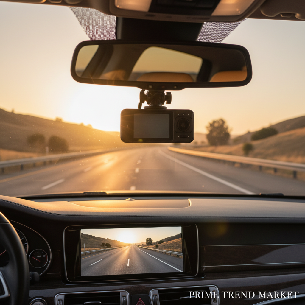 3-Channel WiFi Dash Cam — 1080P Full HD, 170° Wide Angle, IR Night Vision, App Control, 128GB Max — Prime Trend Market