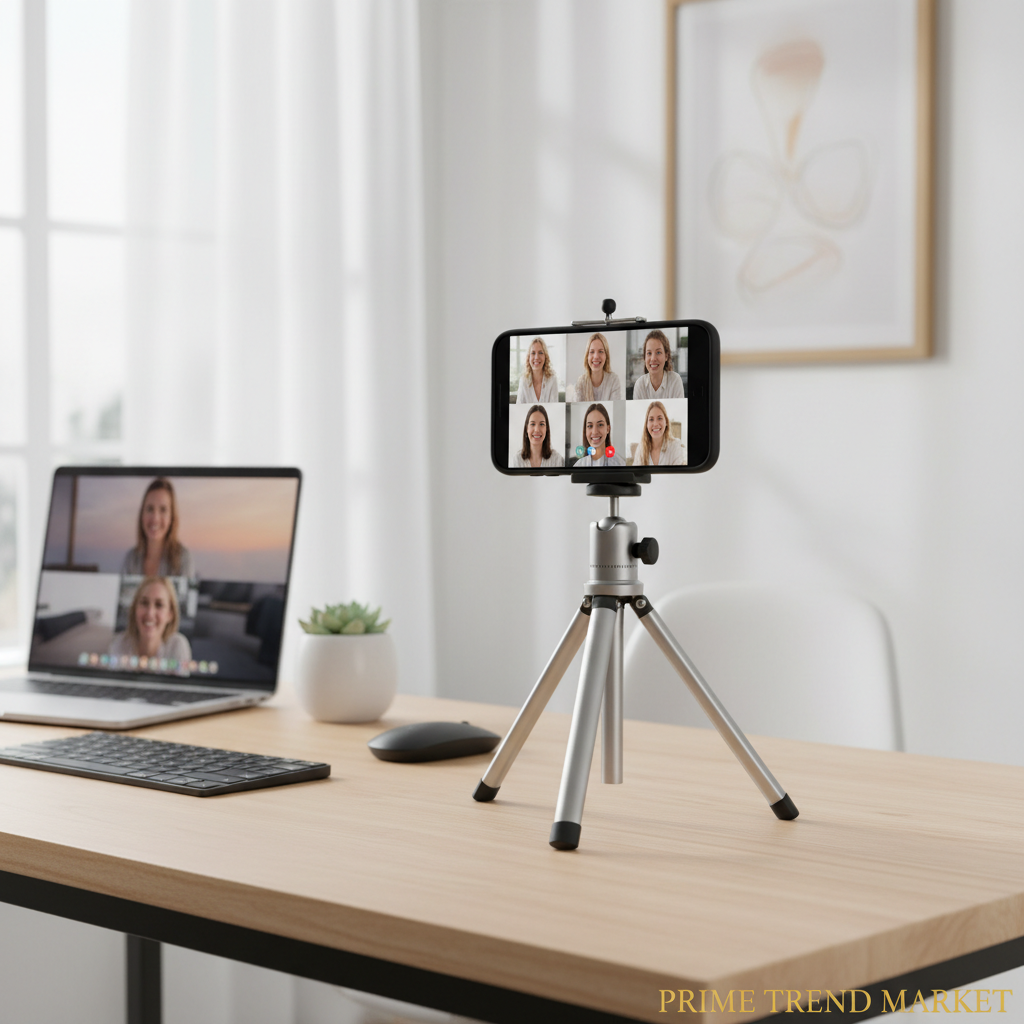Portable Phone & Camera Tripod Stand | 360° Adjustable | Wireless Remote | Universal Mount — Prime Trend Market