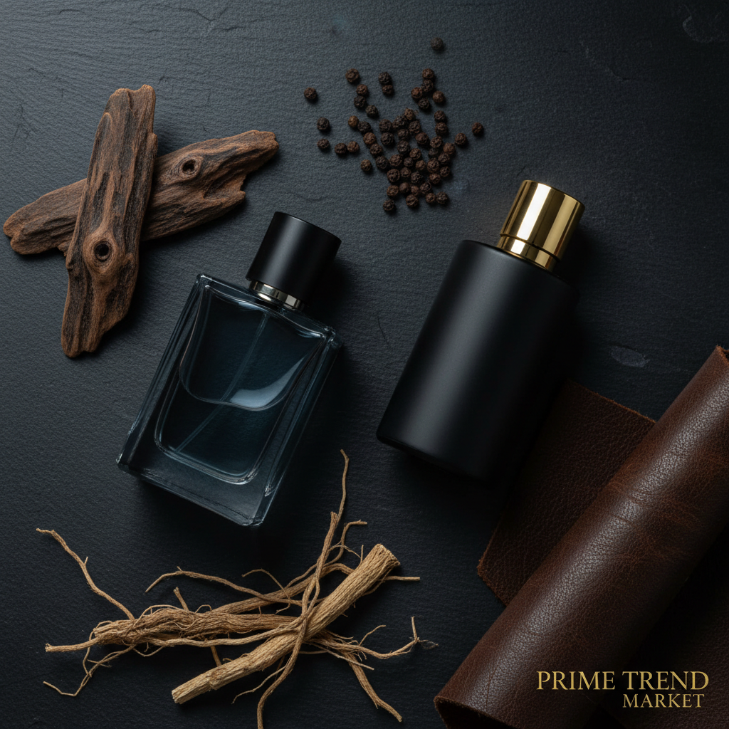 Men's Niche Long-Lasting Fragrance Perfume — Bold Black & Electric Blue for Him — Prime Trend Market